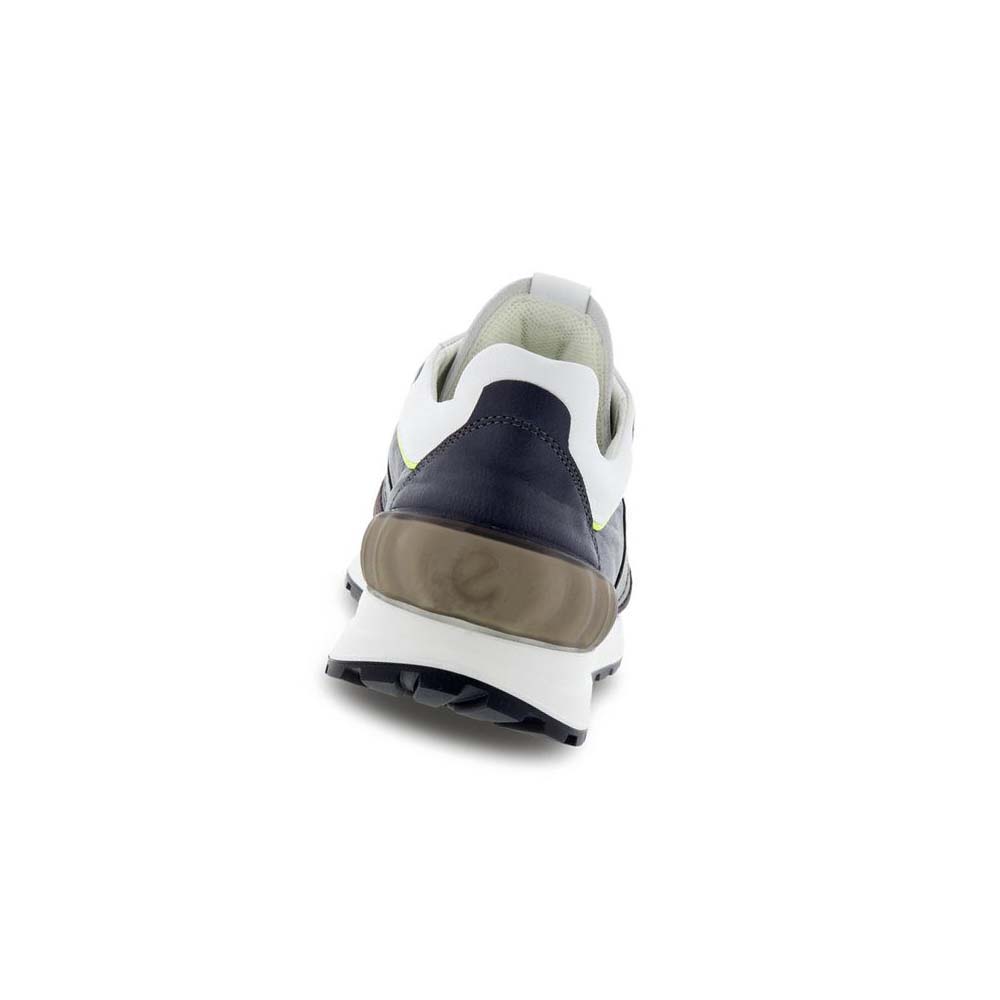 Men's Ecco Astir Casual Shoes White / Light Green | USA 456NWY